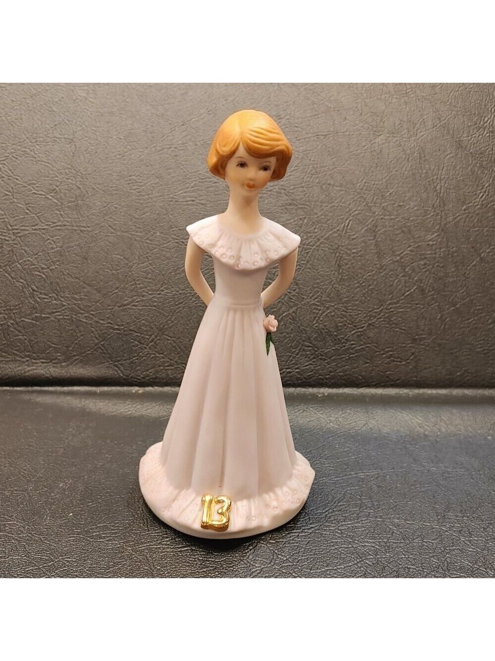 Enesco Growing Up Girls “Brunette Age 13” Porcelain Figurine